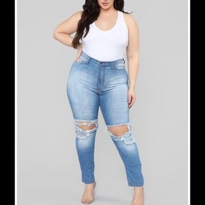 Women’s plus size jeans